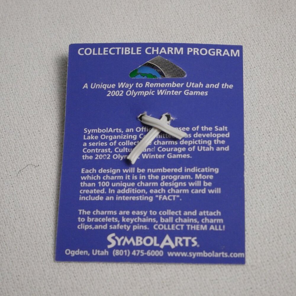Salt Lake 2002 Olympic Winter Games Charm Collectible Charm #86 - Picture 2 of 2